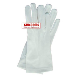 Gants blancs coton pour cérémonies militaires